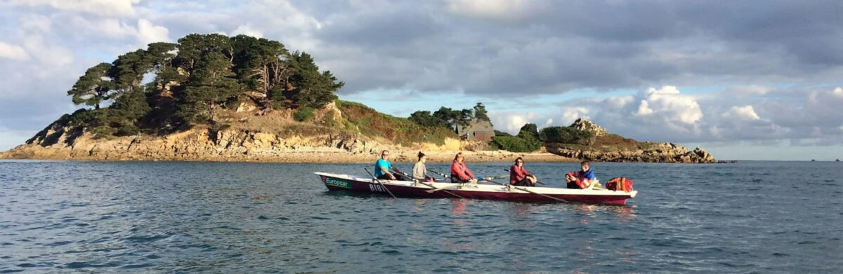 Pratique de l'aviron à Plougasnou