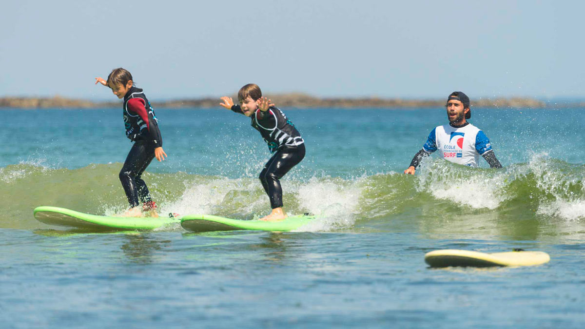 École de surf à Plougasnou