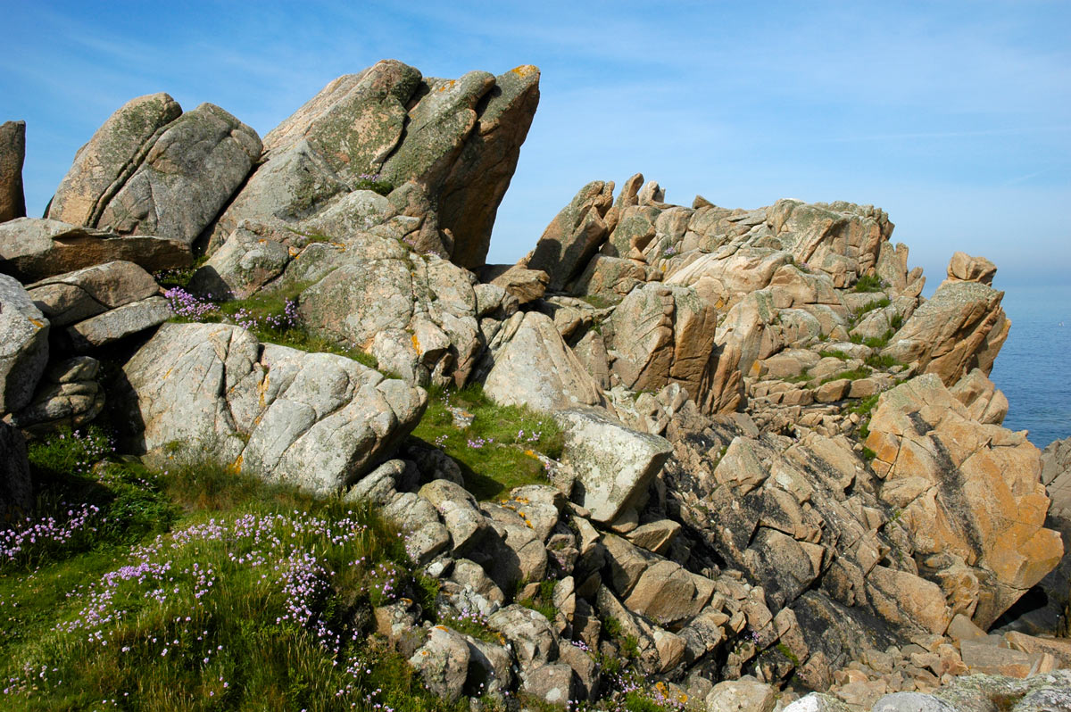 Rochers à la pointe du Diben