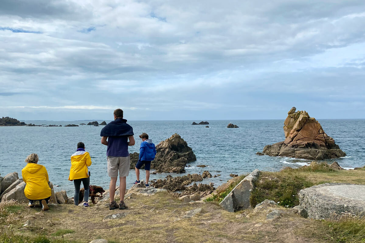 Promenade sur la pointe à Primel