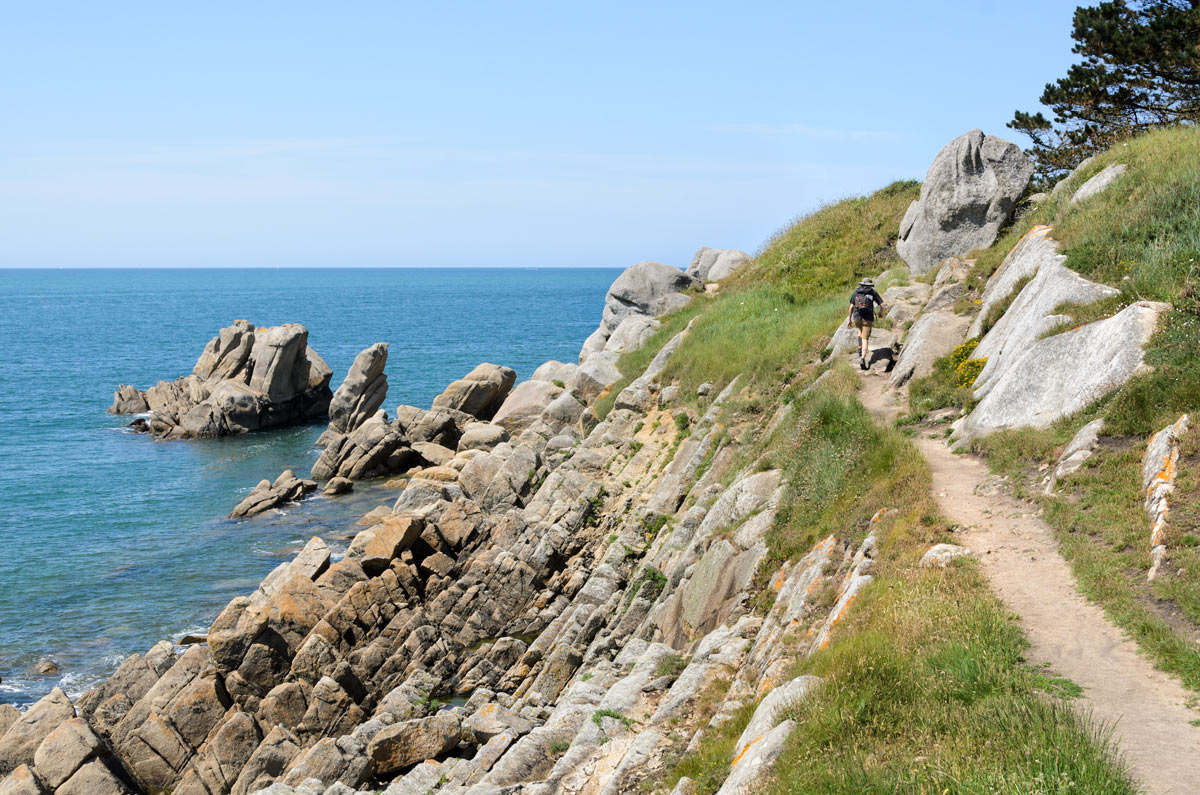 Le sentier à Saint-Samson