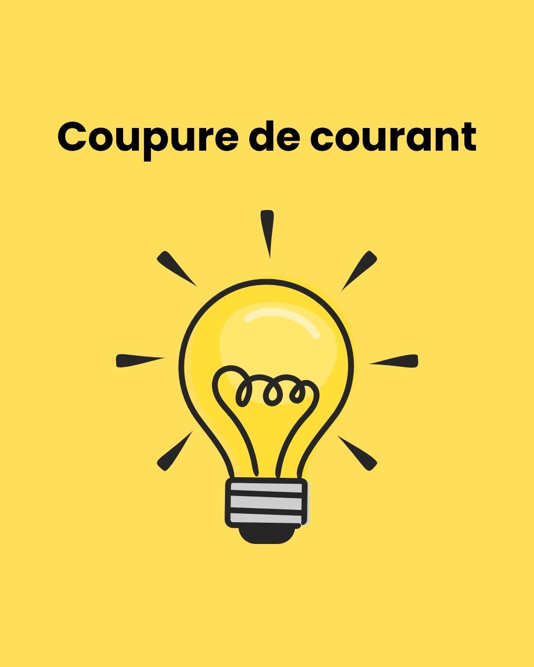 Enedis : coupures de courant pour travaux le jeudi 1 octobre de 14h00 à 16h00 et le mardi 6 octobre de 08h30 à 12h00