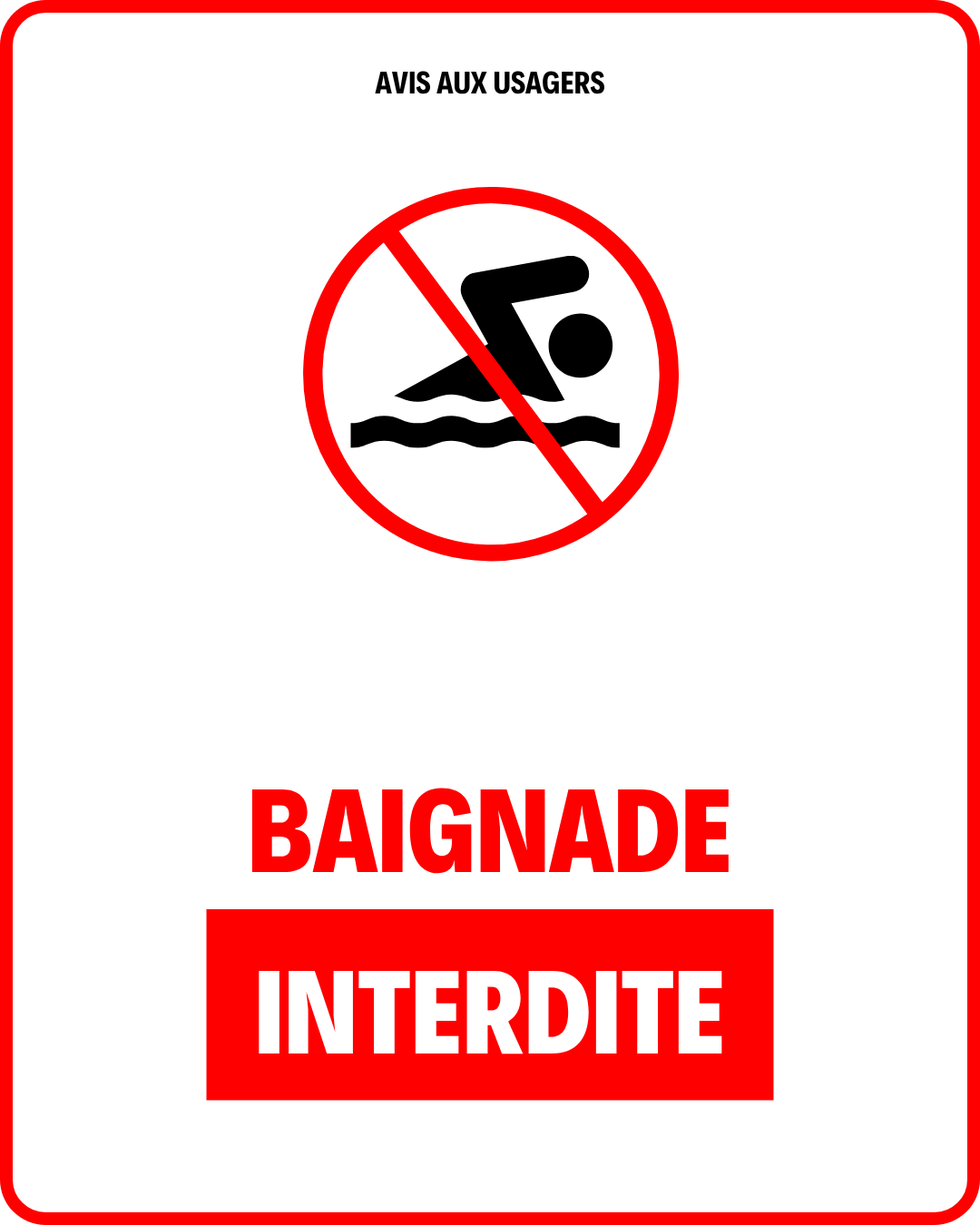 Baignade interdite temporairement sur la plage de Plougasnou/Saint Jean